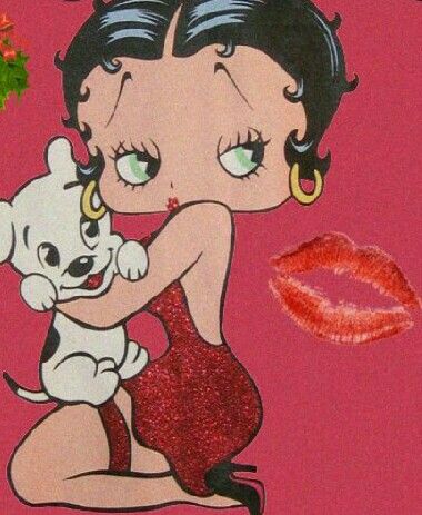 Betty Boop Red Dress, Betty Pop, Betty Boop Halloween, Betty Boop Posters, Jessica Rabbit, Betty Boop Cartoon, Betty Boop Art, Betty Boop Pictures, Vintage Film