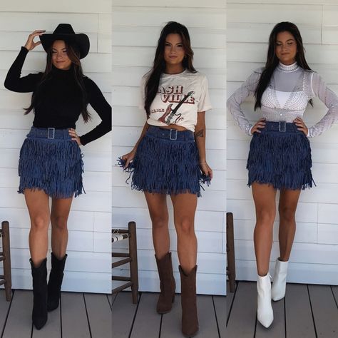 Shop Nashville Babe Rhinestone Fringe … and other curated products on LTK, the easiest way to shop everything from your favorite creators. Country Concert Outfit Fringe Skirt, Tassle Skirt Outfits, Rhinestone Fringe Skirt Outfit, Fringe Skirt Outfit Classy, Fringe Skirt Outfit Country, Black Fringe Skirt Outfit, Rhinestone Fringe Skirt, Fringe Skirt Outfit, Cowboys Boots