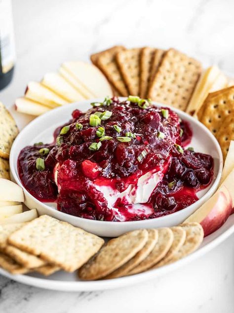 Thanksgiving Appetizers Dips, Cranberry Cream Cheese Dip, Cranberry Dip, Cream Cheese Recipes Dip, Dip Platter, Gluten Free Puff Pastry, Canned Cranberry Sauce, Cream Cheese Dip, Cranberry Cream Cheese