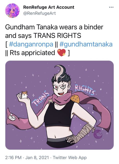 Gundam Tanaka Fanart, Gundham Tanaka Fanart Cute, Gundham Tanaka Manga, Trans Ftm Comics, Danganronpa Gundham Memes, Danganronpa Fanart, Gundham Tanaka, Danganronpa Memes, Twitter Web