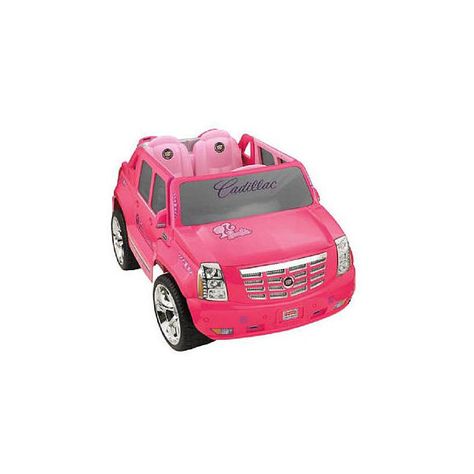 Buy Power Wheels Fisher-Price Barbie Cadillac Hybrid Escalade EXT - Pink - Toys R Us Exclusive Power Wheels Fisher-Price Barbie Pink Escalade is a two-seat vehi... Pink Escalade, Barbie Power Wheels, Pink Toy, Toy Accessories, Baby Stella, Princess Nursery, American Girl Doll Diy, 2nd Birthday Gifts, 2014 Christmas