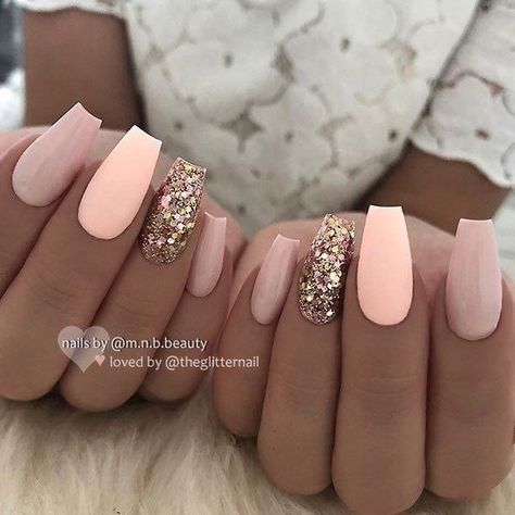 (paid link) Check out the image by visiting the link. Unghie Sfumate, Peach Nails, Wedding Nail, Her Nails, Coffin Nails Long, Prom Nails, Coffin Nails Designs, Light Peach, Nail Art Hacks