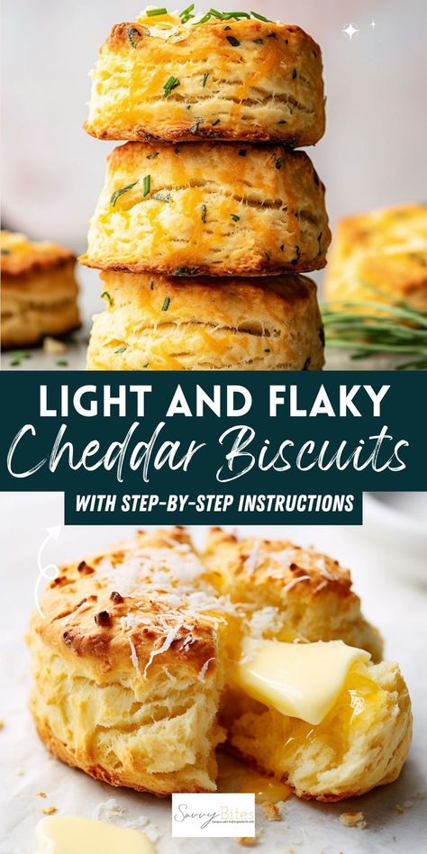 Whip up flaky, fluffy homemade cheddar cheese biscuits with ease! Perfect as a delicious addition to your spring recipes.