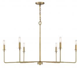 Salerno 6 Light Warm Brass Chandelier Savoy House Lighting, Light Crafts, Savoy House, Rustic Chandelier, Drum Chandelier, Beautiful Chandelier, Candelabra Bulbs, Brass Chandelier, Home Ceiling