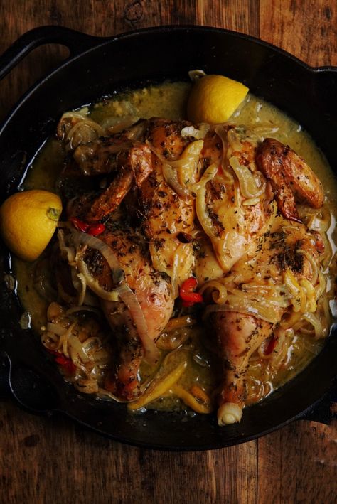 Chicken Yassa Recipe, Chicken Yassa, Good Girlfriend, Fish Patties, Spatchcock Chicken, Boo Thang, African Cooking, My Boo, Exotic Food