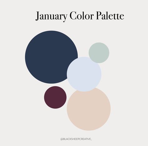 This year we want to start sharing a monthly palette that can maybe give you some inspiration for you next project. What do you think of this months moody cool-toned palette? Wedding Color Schemes Cool Tones, January 2024 Color Palette, January Color Pallete, Month Of May Color Palette, January Color Scheme, January Color Palette 2024, January Palette, Winter Color Pallet, January Color Palette