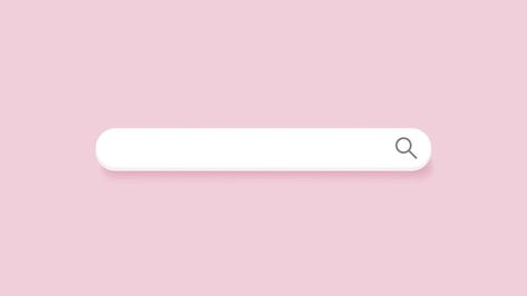 Search bar template on pink background | Premium Vector #Freepik #vector #empty-banner #search-3d #search-bar #search-button Pink Youtube Background, Pink Google Background, Pink Search Bar, Google Search Bar Template, Cute Yt Banner, Search Bar Template, Google Search Template Cute, Search Bar Icon, Search Bar Design