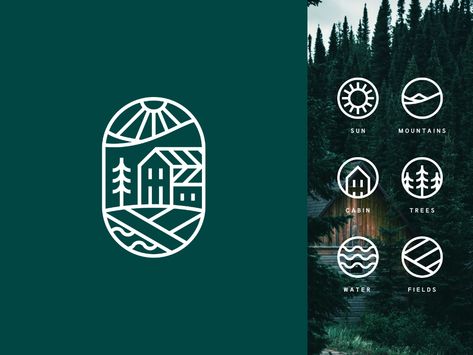 Private villas logo by Yomal Gunarathna on Dribbble Travel Blog Logo Design, Village Branding, Villa Logo, Resort Logo Design, Mountain Logo Design, Mountains Logo, Nature Logo Design, Logo Branding Design, Resort Logo