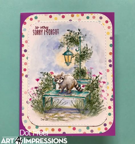 Watercolor Weekend Roundup - Combining sets! Art Impressions Watercolor, Watercolor Stamps, Art Impressions Cards, Art Impressions Stamps, Coloring Contest, Bloom Where Youre Planted, Tree Stamp, Watercolor Palette, Art Impressions