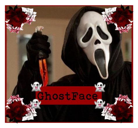 "GhostFace Icon" by aussie-wannabe on Polyvore Mr Ghostface, Kill Makeup, Spooky Season Aesthetic, Season Aesthetic, Ghost Face, Spooky Season, Ghost, Bags For Women, Designer Clothes