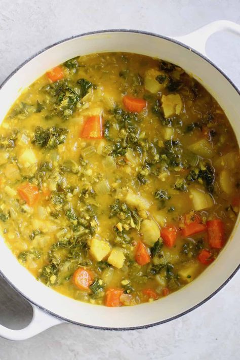 Healing Crockpot Soup, Vegetable Soup Immune Boost, Soups For Digestive Issues, Immune Support Recipes, Vegan Gut Healing Soup, Feel Better Soup Vegetarian, Immune Boosting Vegetable Soup, Veggie Soup For Colds, Sick Soup Vegan