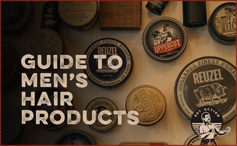 Hair Products For Men: Everything You Need to Know Hair Products For Men, Mens Pomade, Barber Accessories, Hunting Birthday, Diy Haircut, Art Of Manliness, Greasy Hair Hairstyles, Grooming Routine, Hair Product