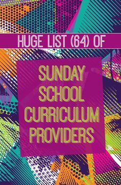 Huge list of every major Sunday School curriculum provider, PLUS links to sample lessons, pricing info, and more #sundayschool #curriculum Sunday School Curriculum Free, Jam Ideas, Free Sunday School Lessons, Kids Programs, Childrens Ministry Curriculum, Children Ministry, Sunday School Curriculum, Children Church, Sunday School Classroom