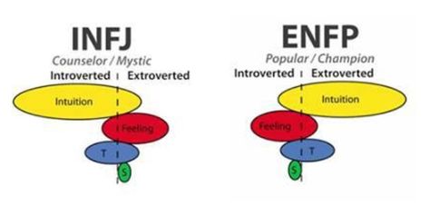 #INFJ and #ENFP = mirror-image function stacks Enfp Infj Humor, Enfp Functions, Enfp Infj, Enfp And Infj, Infj Humor, Extroverted Introvert, Mirror Image, Infp, Infj