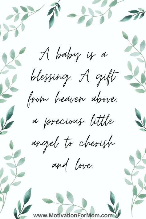 This list of 19 new baby quotes are the perfect quotes to read for expecting moms and dads! They explain perfectly the blessing that is welcoming a new baby into the world. Card For New Mom, Quotes For Newborn Baby, Blessings Quotes Family, Baby Blessing Quotes, Expecting Baby Quotes, Welcome Baby Girl Quotes, Maternity Christmas Pictures, 2024 Celebration, Newborn Baby Quotes