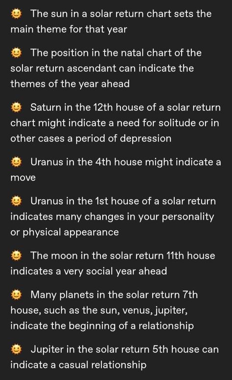 Sun In Astrology Meaning, Astrology 2023, Astro Journal, Solar Return Astrology, Astrology Study, Natal Chart Planet Meanings, Planets In Houses Astrology, Astro Observations, Solar Return Chart