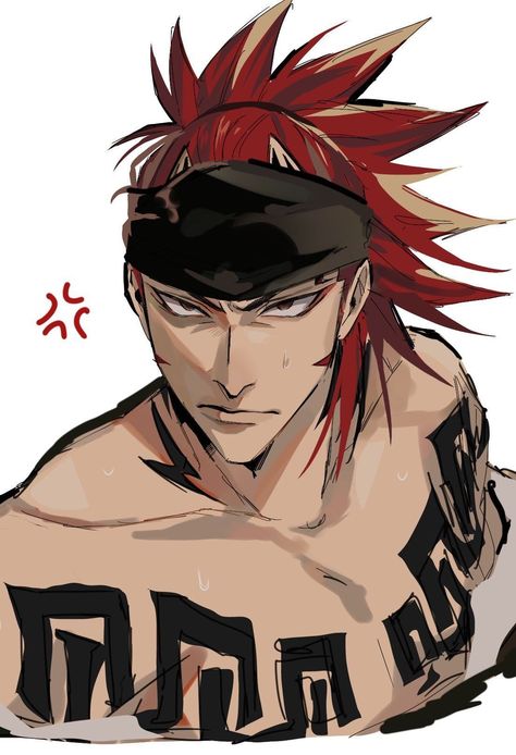 Bleach Renji, Abarai Renji, Renji Abarai, Bark At The Moon, Bleach Anime Art, Bleach Fanart, Bleach Characters, Bleach Art, Bleach Manga