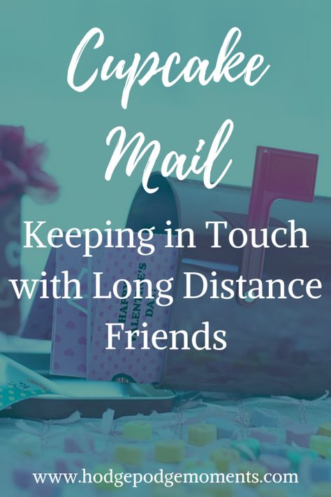 Long Distance Friends and Cupcake Mail Small Friend Gifts, Long Distance Best Friend, Mail Writing, Small Gifts For Friends, Sending Mail, Long Distance Friends, Long Distance Friendship, Mail Gifts, Long Distance Relationships