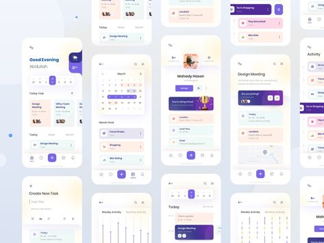 App Development Design, Task Management App, To Do App, Website Design Trends, Mobile Application Design, App Promotion, Scheduling App, Book Cover Design Inspiration, Planning App