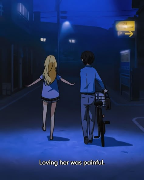 90s Couples, Aesthetics Anime, April Quotes, Your Lie In April, Anime Quotes Inspirational, Film Quotes, Aesthetic Editing Apps, Cartoon Quotes, You Lied