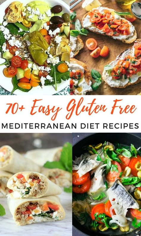 Gluten Free Mediterranean Diet, Gluten Free Mediterranean, Perfect Health Diet, Mediterranean Diet Meal Plan, Easy Mediterranean Diet Recipes, Healthy Eating Diets, Mediterranean Diet Plan, Low Fat Diets, Diet Vegetarian