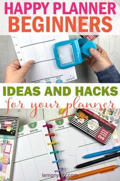 Happy Planner Scrapbooking, Diy Planner Ideas How To Make, How To Organize Planner Stickers, Planners And Organizers Ideas, My Happy Planner Ideas, Diy Happy Planner Accessories, Happy Planner Simply Layout, Big Happy Planner Ideas, Happy Planner For Work