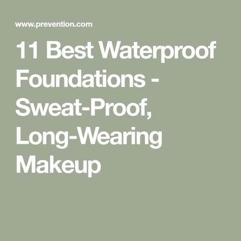 Best Waterproof Foundation, Sweat Proof Foundation, Makeup For Work, Leg Makeup, Sweat Proof Makeup, Waterproof Foundation, Long Lasting Foundation, Face Nails, Heavy Makeup