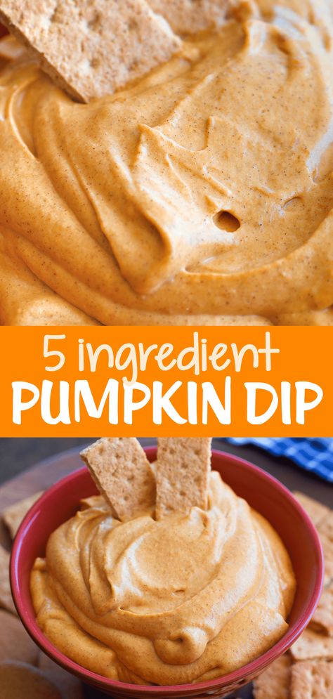 How To Make Pumpkin Cream Cheese Dip Healthy Pumpkin Pie Dip, Pumpkin Dip Appetizer, Simple 5 Minute Recipes, Easy Fall Dessert Dips, Pumpkin Snacks For Party, Fall Sweet Dips, Easy Sweet Dips For A Party, Fall Dip Appetizers, Thanksgiving Potluck Ideas For Work Easy