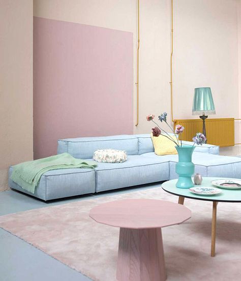 Eye Candy: 13 Rooms That Utilize Pastels Without Feeling Too Feminine Pastel Interior Design, Pastel Living Room, Best Neutral Paint Colors, Deco Pastel, Pastel Interior, Interior Design Per La Casa, Pastel House, Pastel Room, Pastel Decor