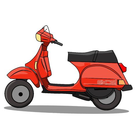 Vespa excel ilustration vector Vespa Cartoon, Vespa Excel, Vector Cartoon, Vector Images, Wallpapers, Quick Saves