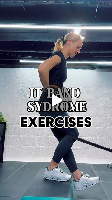 Kaylee Kuzma, PT, DPT on Instagram: "IT band syndrome exercise options!   ✨The iliotibial band is a large band a fibrous tissue that runs laterally from the hip to the knee. The IT band can get irritated when there are weaknesses in the glutes and/or quads causing additional stress on the hip and knee joints.  ✨If you struggle with ongoing pain along the ITB and continuously rely on passive treatments such as icing and foam rolling to decrease your pain then you’re missing the MOST important piece of the puzzle…STRENGTHENING the surrounding muscle groups!🧩  ✨Here are a few of my favorite exercises I use to treat patients with ITB syndrome!  1. Step downs with TKE  2. Curtsy lunges  3. Banded lateral stepping  4. Single leg banded glute bridges   Hope these help!! 💪🏼😊   #itbsyndrome #il Curtsy Lunges, Iliotibial Band, Cow Face Pose, Workout At Work, Foam Rolling, It Band, Knee Replacement, Workout Days, Leg Bands