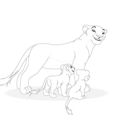 @oceans.linearts • Instagram photos and videos Lion Outline, Lion King Oc, The Lion King Characters, King Drawing, Lion King Drawings, Lion King Story, Lion King Pictures, Lion King Fan Art, Lion Drawing