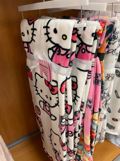 Hello Kitty blanket tjmaxx finds Sanrio cute aesthetic Marshall’s Ross collector Hello Kitty Blankets, Hello Kitty Finds, Hello Kitty Stuff, Blanket Aesthetic, Hello Kitty Room Decor, Hello Kitty Blanket, Hello Kitty Gifts, Hello Kitty Merchandise, Sanrio Stuff