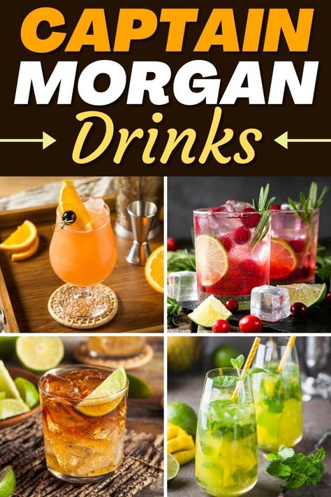 Get tipsy with this list of Captain Morgan drinks! From rum punch to a Mai Tai to a pirate's float, you can't go wrong with these awesome cocktails.