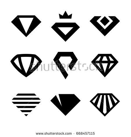 Gem Logo Design Ideas, Diamond Logo Design Ideas, Diamond Logo Design, Jewelry Icon, Logo Design Elements, Candle Logo Design, Gem Logo, Diamond Quotes, Logo Diamond