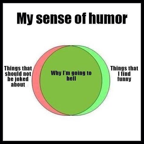 Tuesday Truths Sick Humor, Dark Sense Of Humor, Dark Jokes, Venn Diagram, Fresh Memes, Memes Humor, Twisted Humor, Sense Of Humor, Funny Me