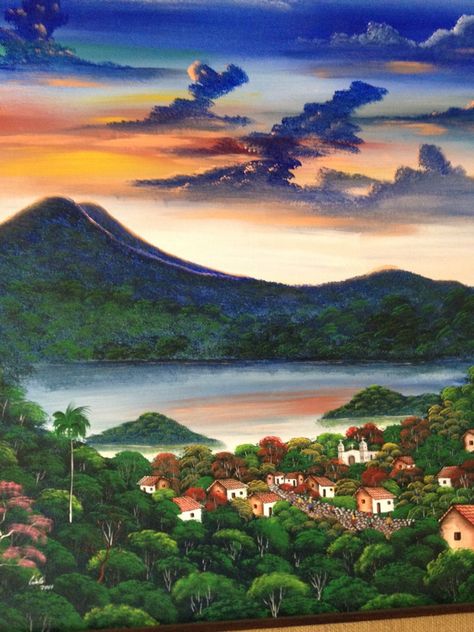 Salvadoran Paintings, Salvadoran Art El Salvador, El Salvador Drawing Ideas, El Salvador Art Paintings, El Salvador Aesthetic Art, El Salvador Drawing, El Salvador Painting, El Salvador Tattoo Ideas, El Salvador Aesthetic Wallpaper