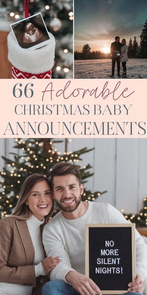 Christmas baby reveals Christmas Pregnancy Announcement Photos, Christmas Pregnancy Announcement Ideas, Pregnancy Reveal Ideas, Pregnancy Announcement Quotes, Christmas Pregnancy Photos, Christmas Baby Reveal, Sibling Baby Announcements, Holiday Baby Announcement, First Pregnancy Announcements