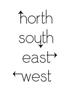 To those who are en marche, Left only means West, and Right means East. Compass Drawings, One Direction Logo, Body Markings, West Map, North South East West, Compass Art, Borneo Tattoo, Geography Worksheets, Cardinal Directions