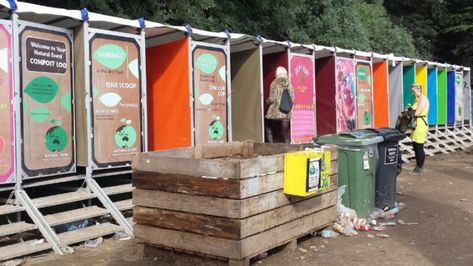 Music Festival Activities, Compost Toilets, Bush Doof, Sustainable Festival, Sustainable Event, Babysitting Ideas, Outdoor Festival, Public Toilet, Wash Stand