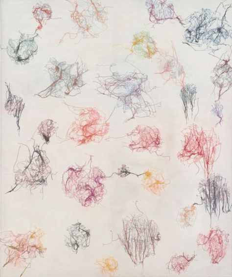 Ghada Amer | Untitled (Les Ronds), 1994 Ghada Amer, Drawing Prints, Pen Art, Art And Architecture, Cotton On, Contemporary Artists, Installation Art, Love Art, Artist Inspiration