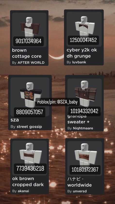 Downtown Roblox Outfits Codes, Roblox Codes For Clothes Brown, Brown Shirt Roblox Code, Berry Avenue Codes Date Night, Brown Bloxburg Outfit Codes, Berry Avenue Brown Outfit Codes, Camping Codes Berry Ave, Roblox Brown Outfits Codes, Roblox Berry Avenue Codes Shirt