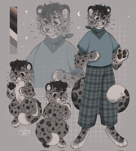 Frog Poses Drawing, Possum Fursona, Snow Leopard Oc, Ref Sheet, Animal Character, Anthro Art, Drawing Style, Oc Inspo, Art Style Inspiration