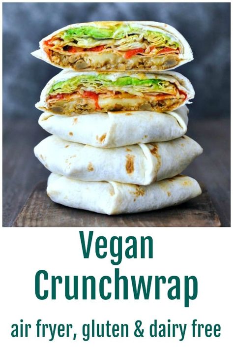 Crunchwrap Supreme, Vegan Blueberry, Best Vegan Recipes, Mango Salsa, Chapati, Vegan Cooking, Vegan Foods, Vegan Dinner Recipes, Vegan Eating