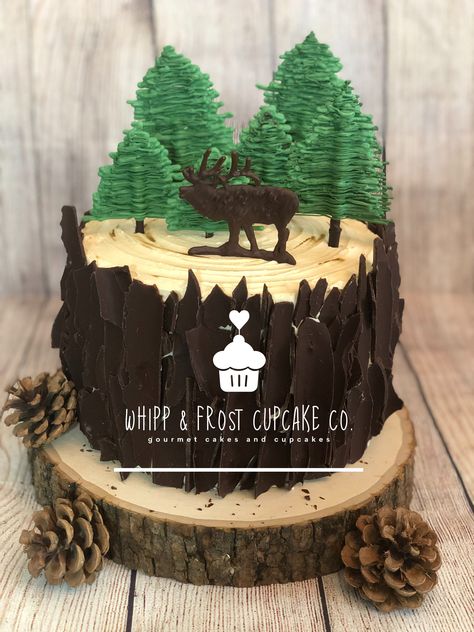 Elk Birthday Cake, Elk Birthday Party, Elk Cake Ideas, Moose Cake Ideas, German Chocolate Cake Decorating Ideas, Elk Cake, Delicious Cake Ideas, Moose Dessert, Dessert Auction