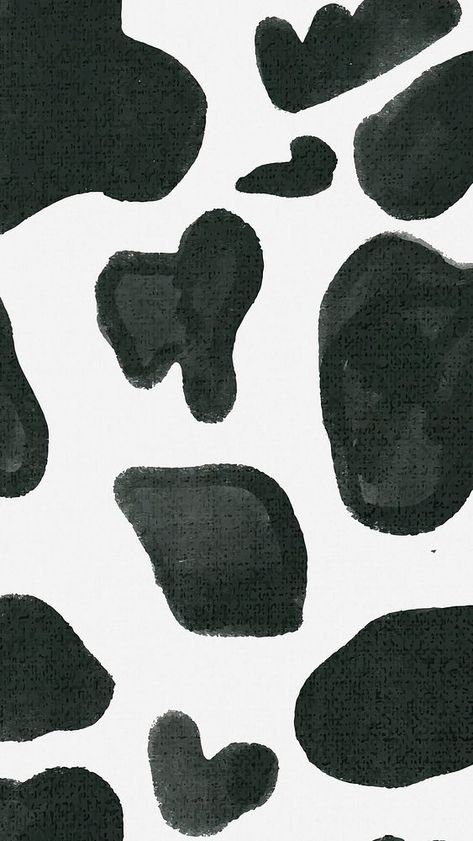 Wallpaper Cow Print, Images Of Cows, Iphone Wallpaper Black, Cow Wallpaper, Cow Print Wallpaper, Animal Print Design, White Cow, Wallpaper Black, Cow Pattern