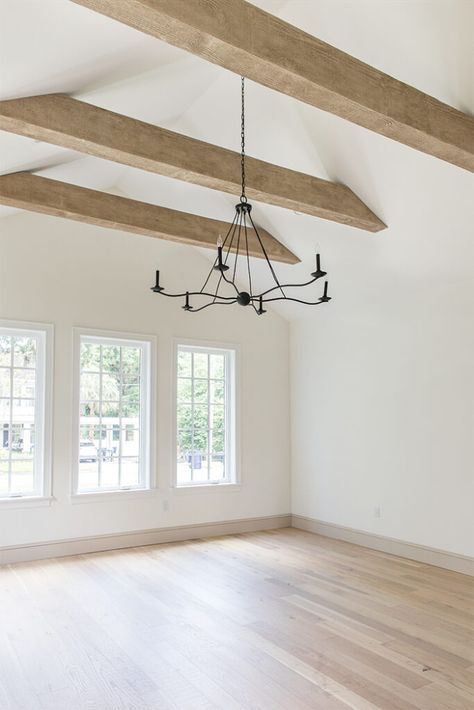 Faux Wood Beams: Heights House Ceiling Beams Living Room, Vaulted Ceiling Beams, Heights House, Beams Living Room, Vaulted Ceiling Living Room, Jenna Sue, Faux Wood Beams, Faux Beams, Wood Beam Ceiling