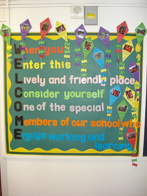 My Welcome Display After School Club Display Boards, Welcome Display Board Schools, Enterway Ideas, Classroom Welcome Display, Purple Classroom, Primary School Classroom, Pre Primary School, Easy Preschool Crafts, Pre Primary