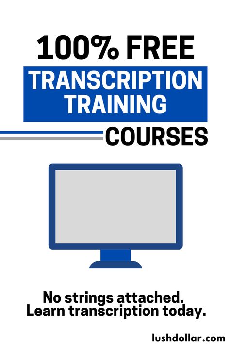 How to find 100% free transcription training.  Whether you want to transcribe legal or medical documents, I found a few courses you can take now... for free! Free College Courses Online, Free College Courses, Free Learning Websites, Transcription Jobs From Home, Transcription Jobs For Beginners, Free Online Education, Coding Jobs, Medical Transcriptionist, Medical Transcription