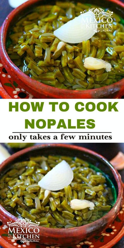 How To Cook Nopales, Nopalitos Recipe, Nopales Recipe, Prickly Pear Recipes, Cactus Recipe, Real Mexican Food, Art Of Cooking, Homemade Mexican, Mexican Snacks